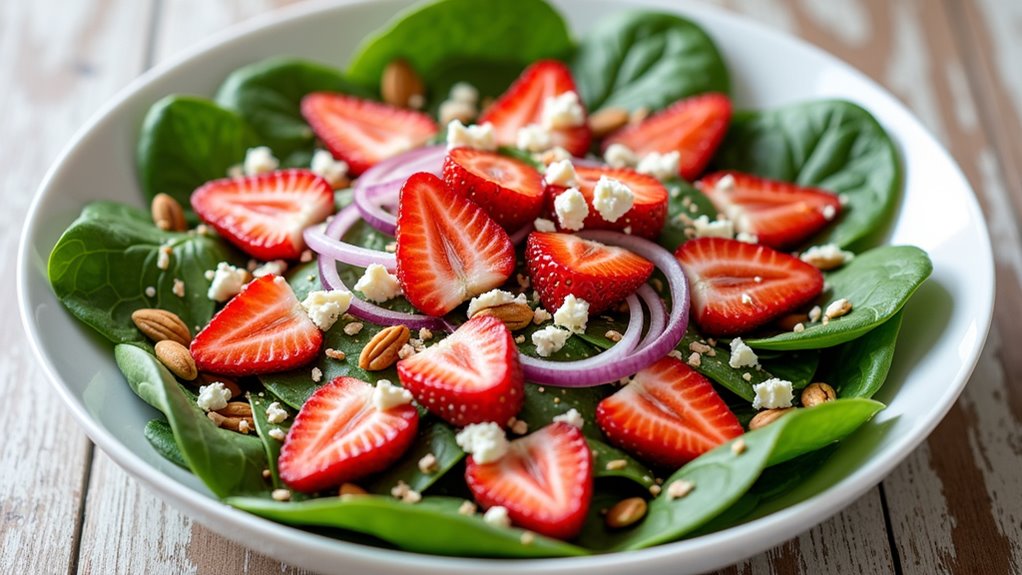 strawberry spinach salad recipe