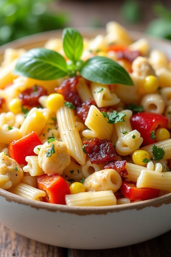 summer chicken corn salad