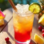 tropical cocktail for refreshment