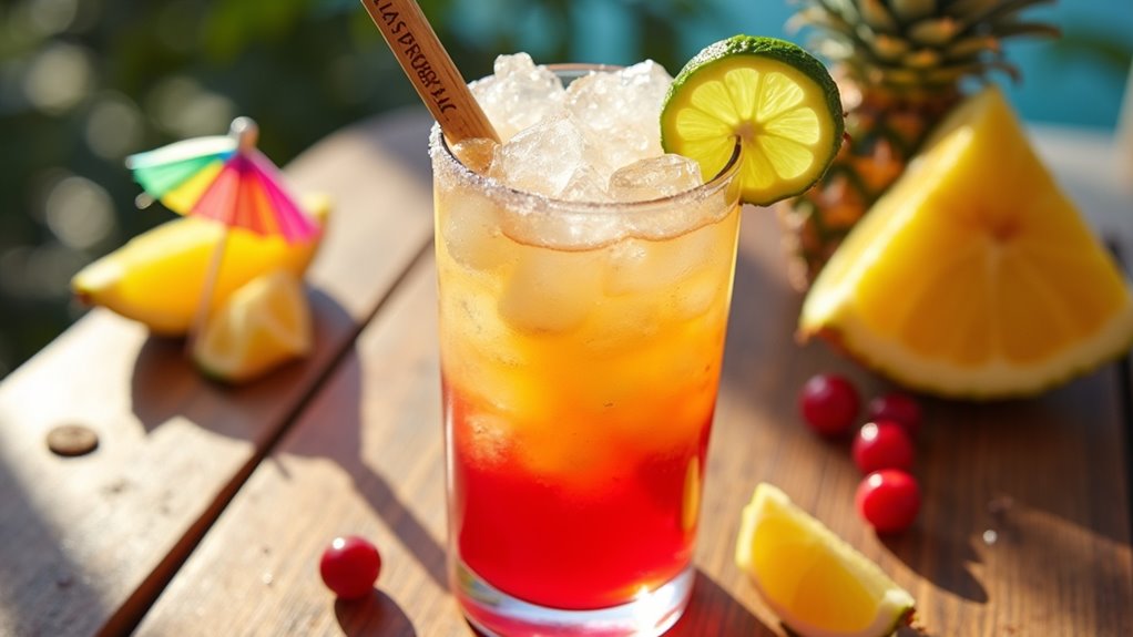 tropical cocktail for refreshment