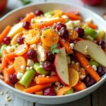 vibrant apple cranberry salad