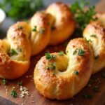 air fryer garlic twists