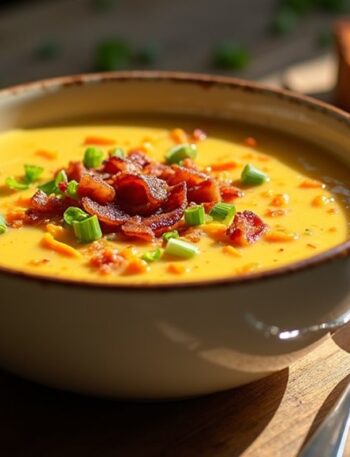 bacon cheeseburger soup delight