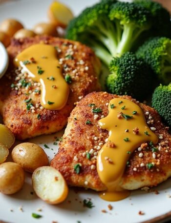 bagel chicken with veggies