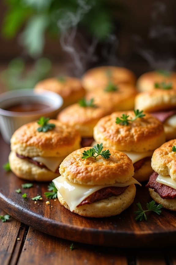 baked french dip biscuits recipe
