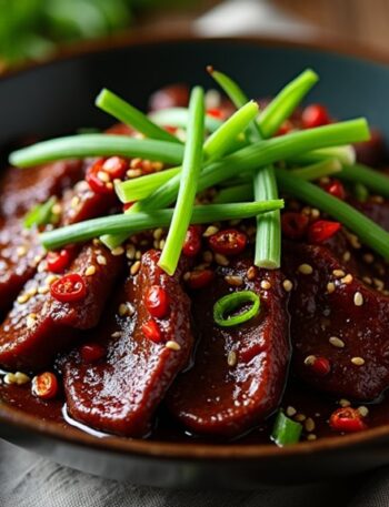 beef with black bean sauce
