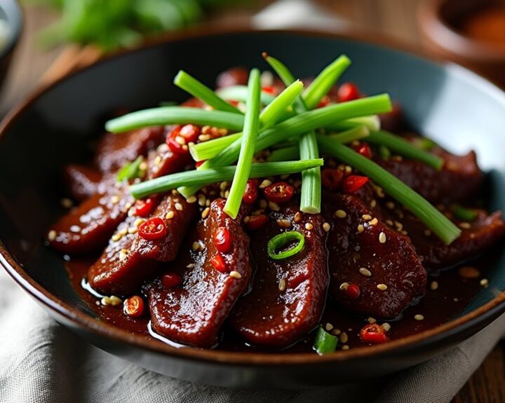 beef with black bean sauce