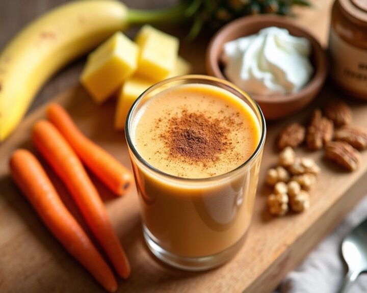 carrot cake smoothie recipe