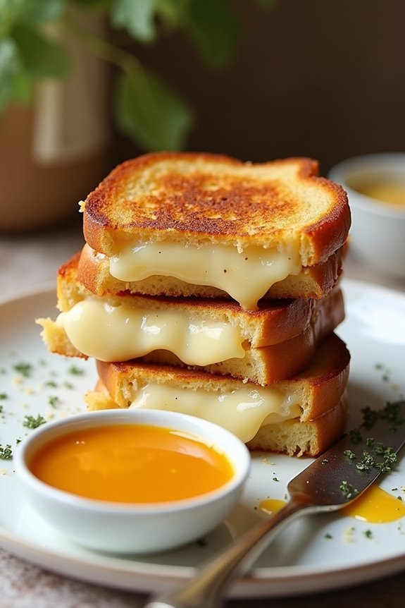 cheesy crispy bread delight
