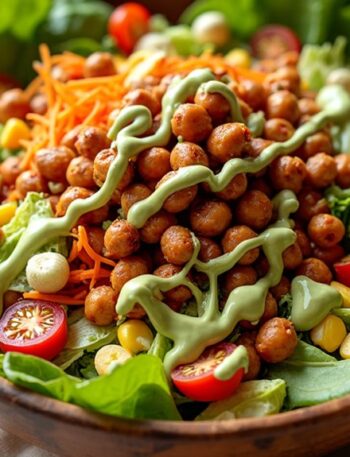 chickpea salad with avocado