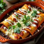 comforting bean filled tortillas