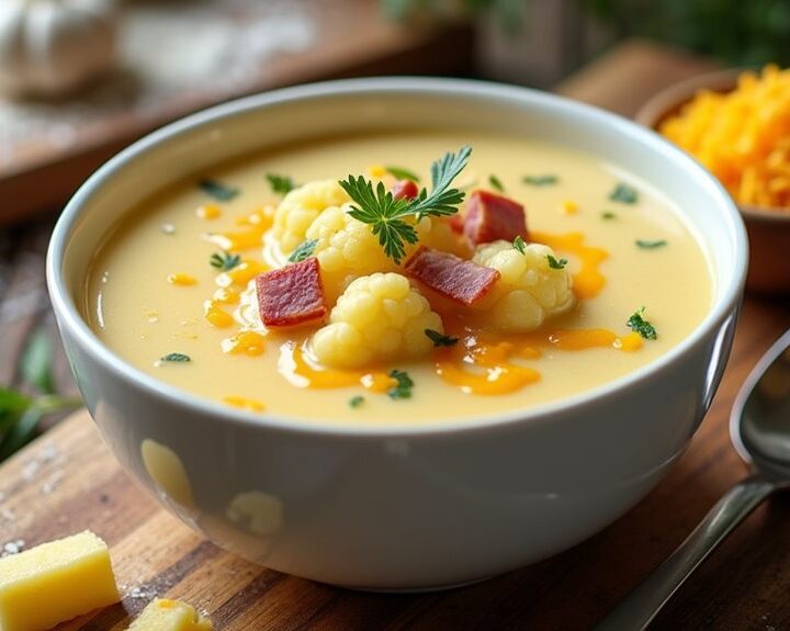 comforting cauliflower soup recipe