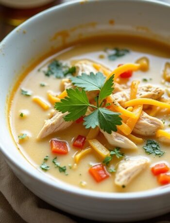 comforting creamy chicken soup