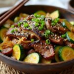 comforting zucchini beef stir fry