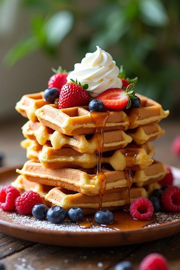 cottage cheese waffle recipe