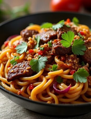 cozy cumin lamb noodles