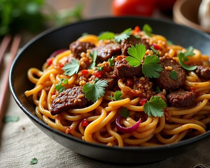 cozy cumin lamb noodles
