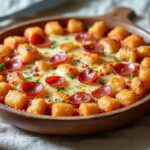 cozy pizza tot casserole