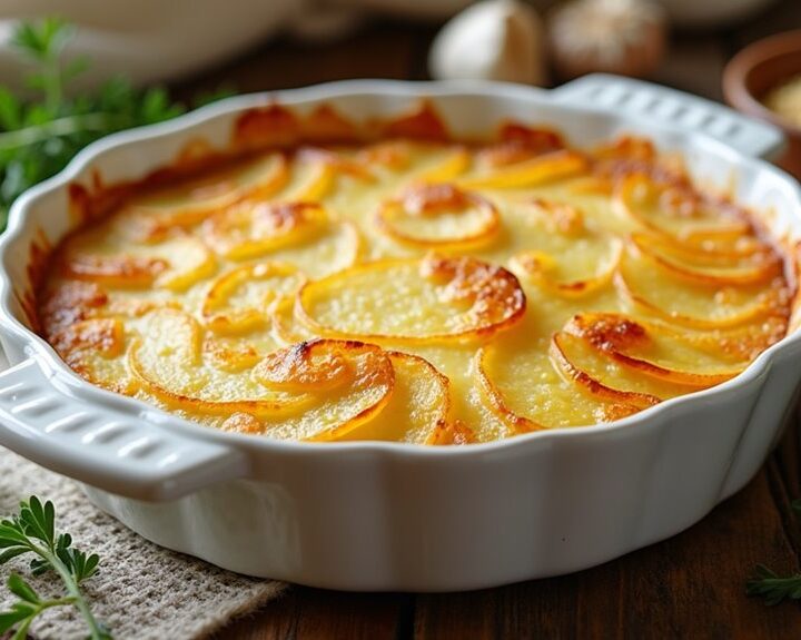 cozy potato dish gathering