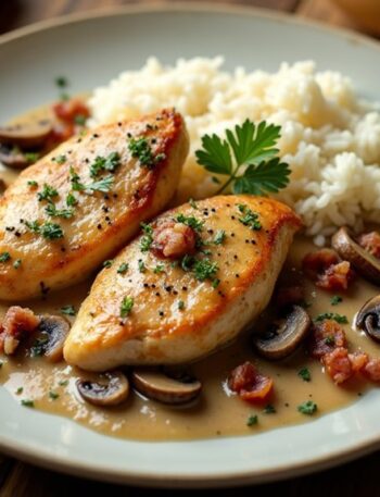 cozy smothered chicken delight