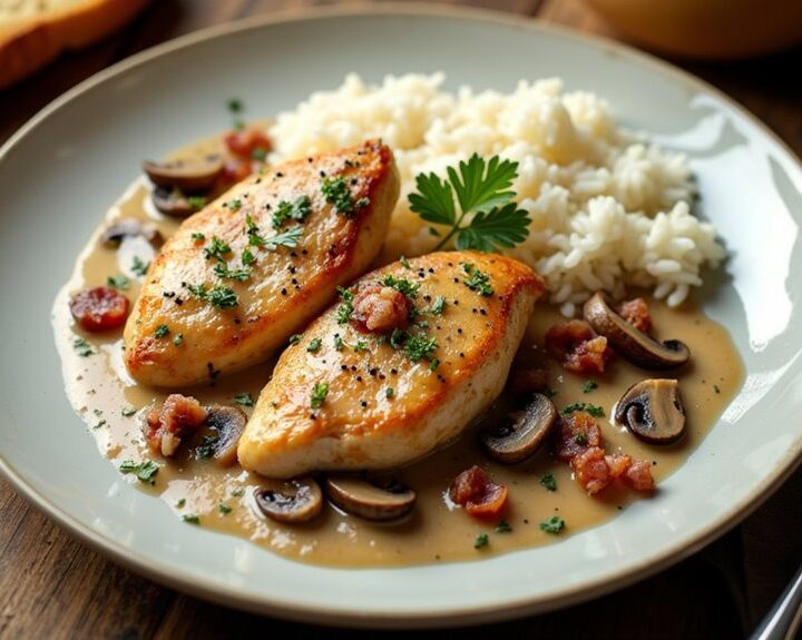 cozy smothered chicken delight