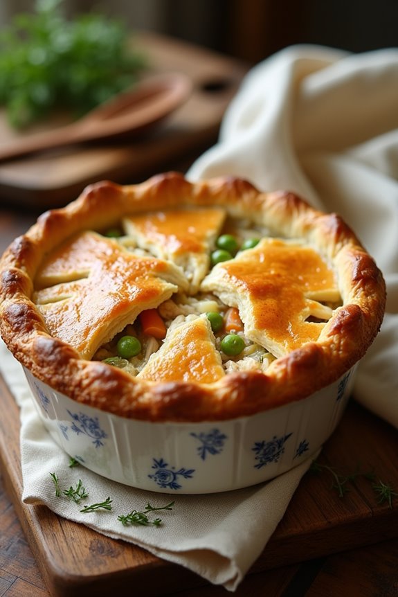 creamy chicken pot pie