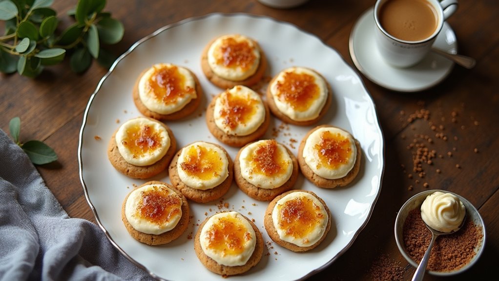 creamy dessert inspired cookies