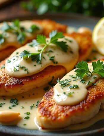creamy garlic chicken recipe