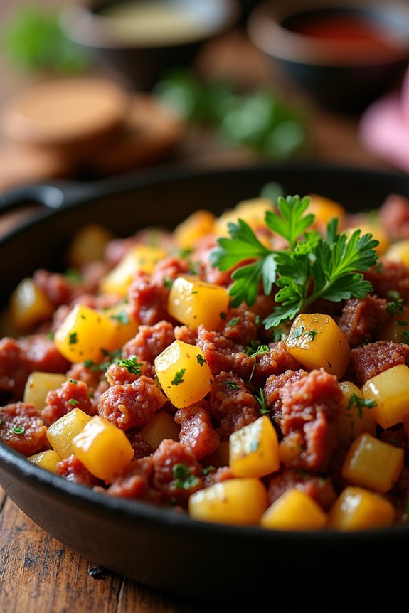 crispy corned beef hash