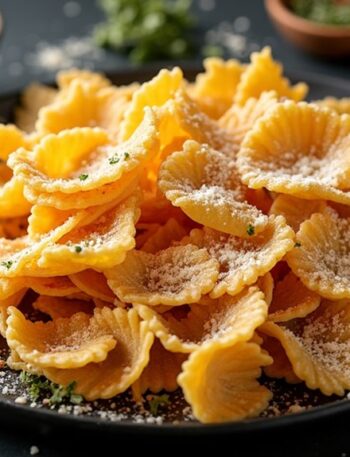 crispy flavorful pasta snacks