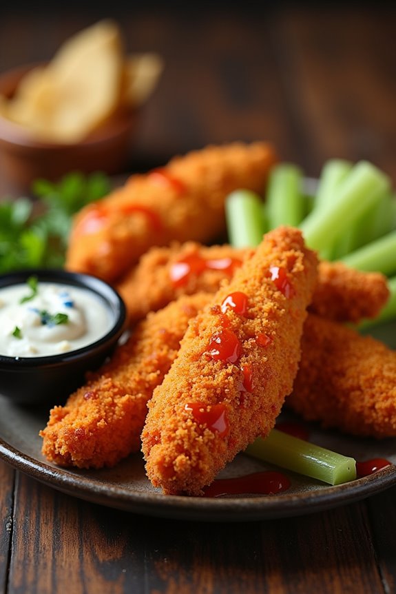 crispy spicy buffalo tenders