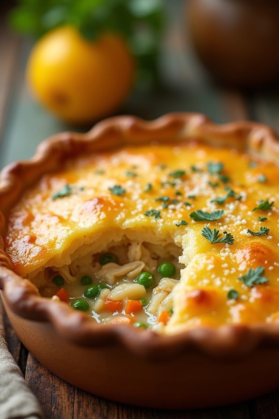 delicious brazilian chicken pot pie