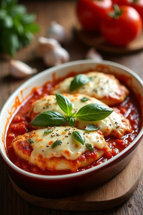delicious chicken parmesan bake