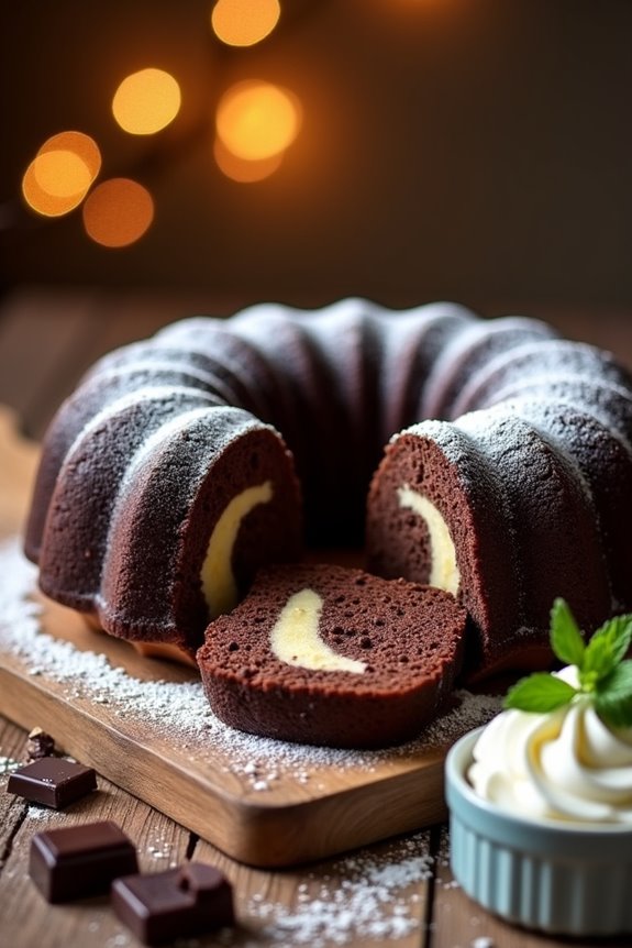 delicious chocolate pound cake
