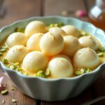 delicious custard filled rasgulla
