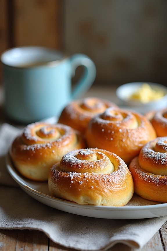 delicious fluffy sweet rolls