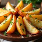 delicious parmesan garlic wedges