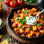 delicious spicy taco potatoes