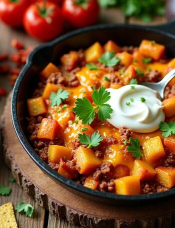 delicious spicy taco potatoes