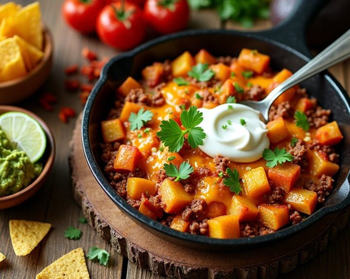 delicious spicy taco potatoes