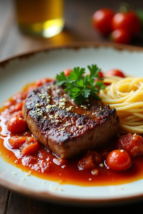 delicious steak cooking process
