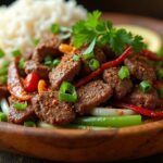 flavorful cumin lamb dish