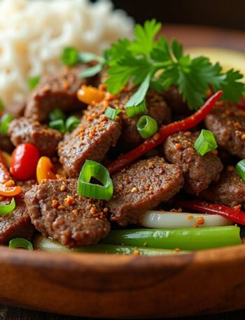 flavorful cumin lamb dish