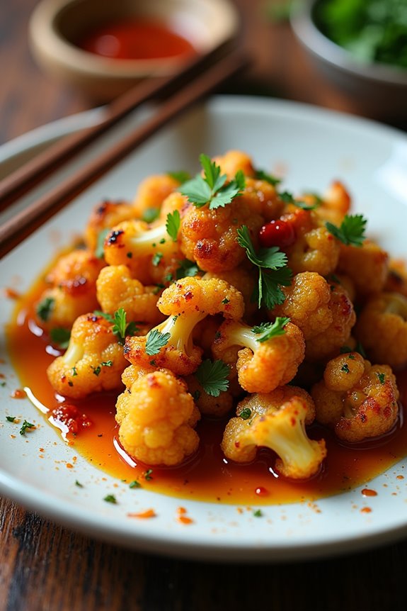 flavorful spicy cauliflower stir fry