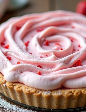 frozen strawberry cream pie