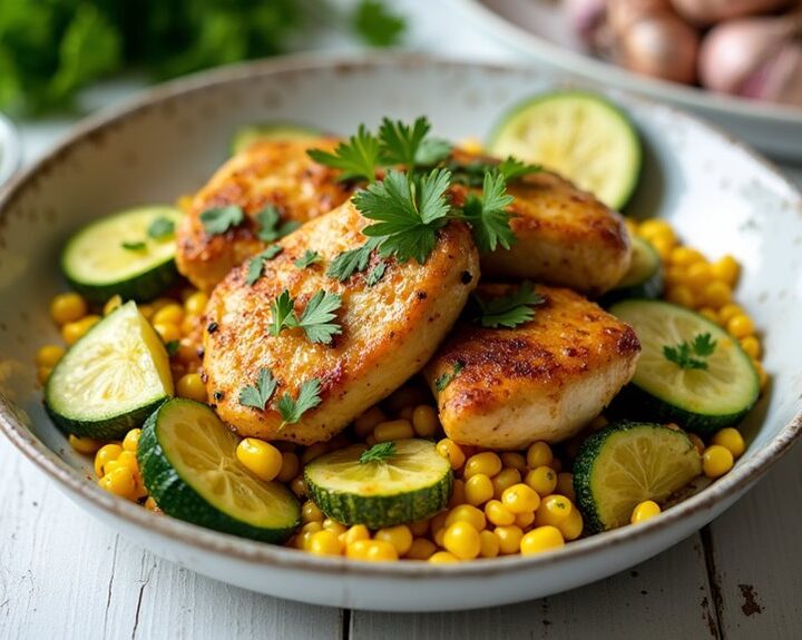 garlic butter chicken dish
