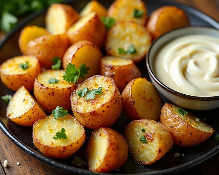 garlic butter parmesan potatoes