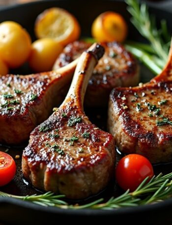 gourmet rosemary lamb chops