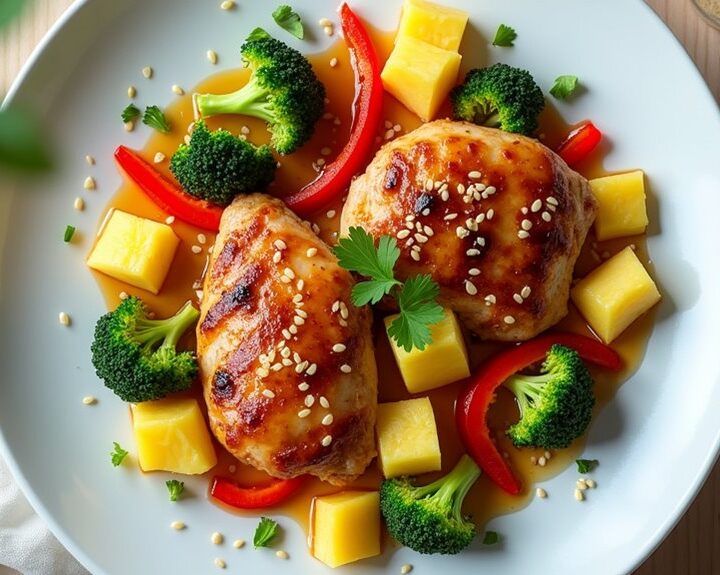 hawaiian honey pineapple chicken