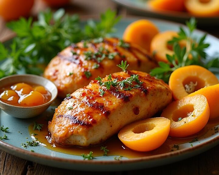heartwarming sweet apricot chicken